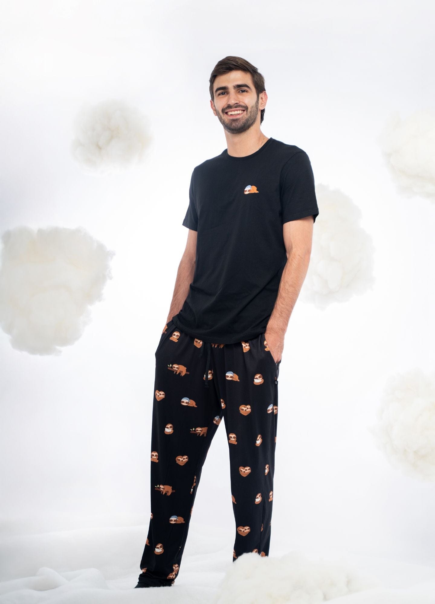 Conjunto Pantalón Perezosos - Negro - imagen 2
