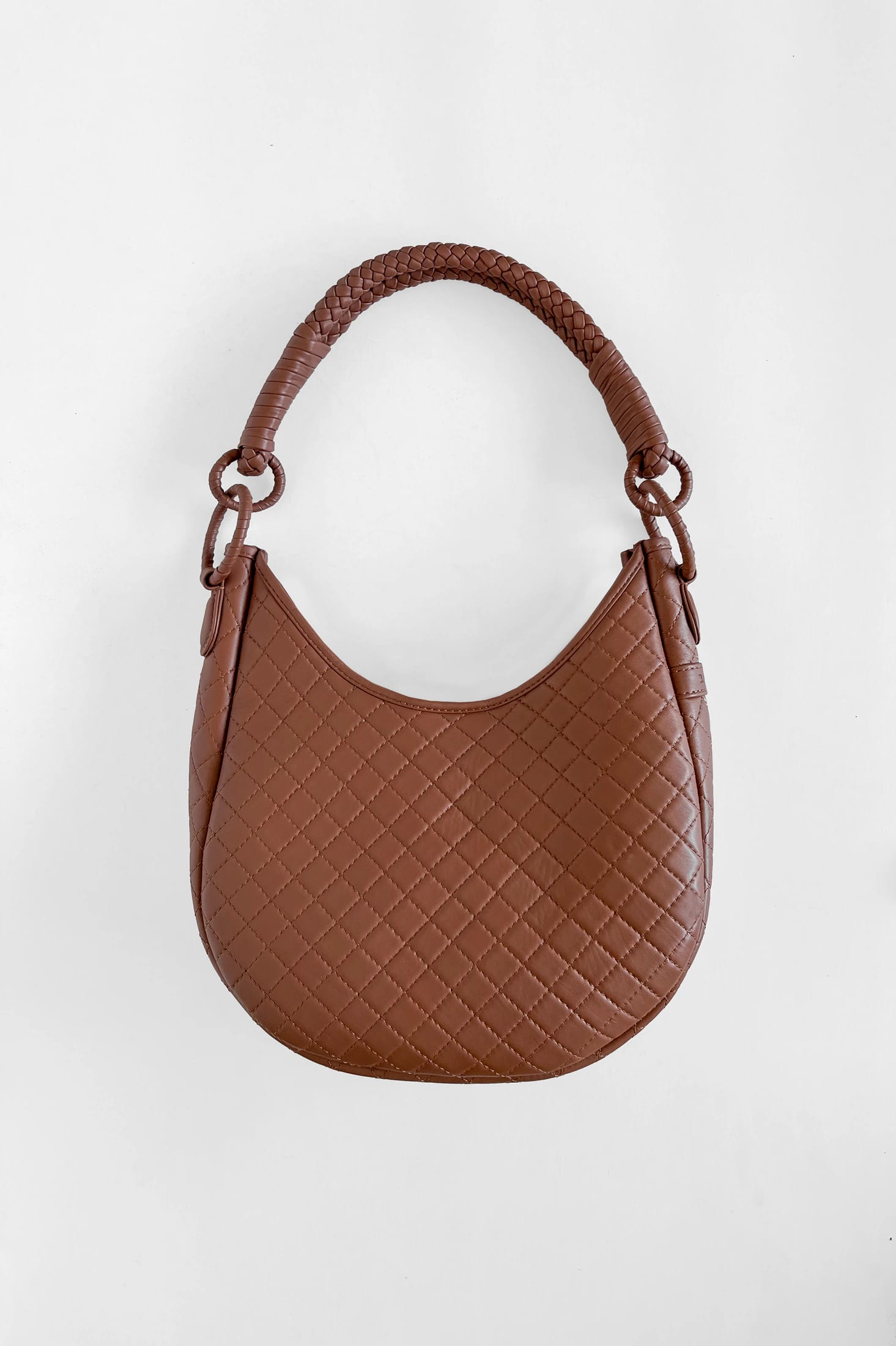 Saddle Shoulder Bag, Brandy - imagen 4