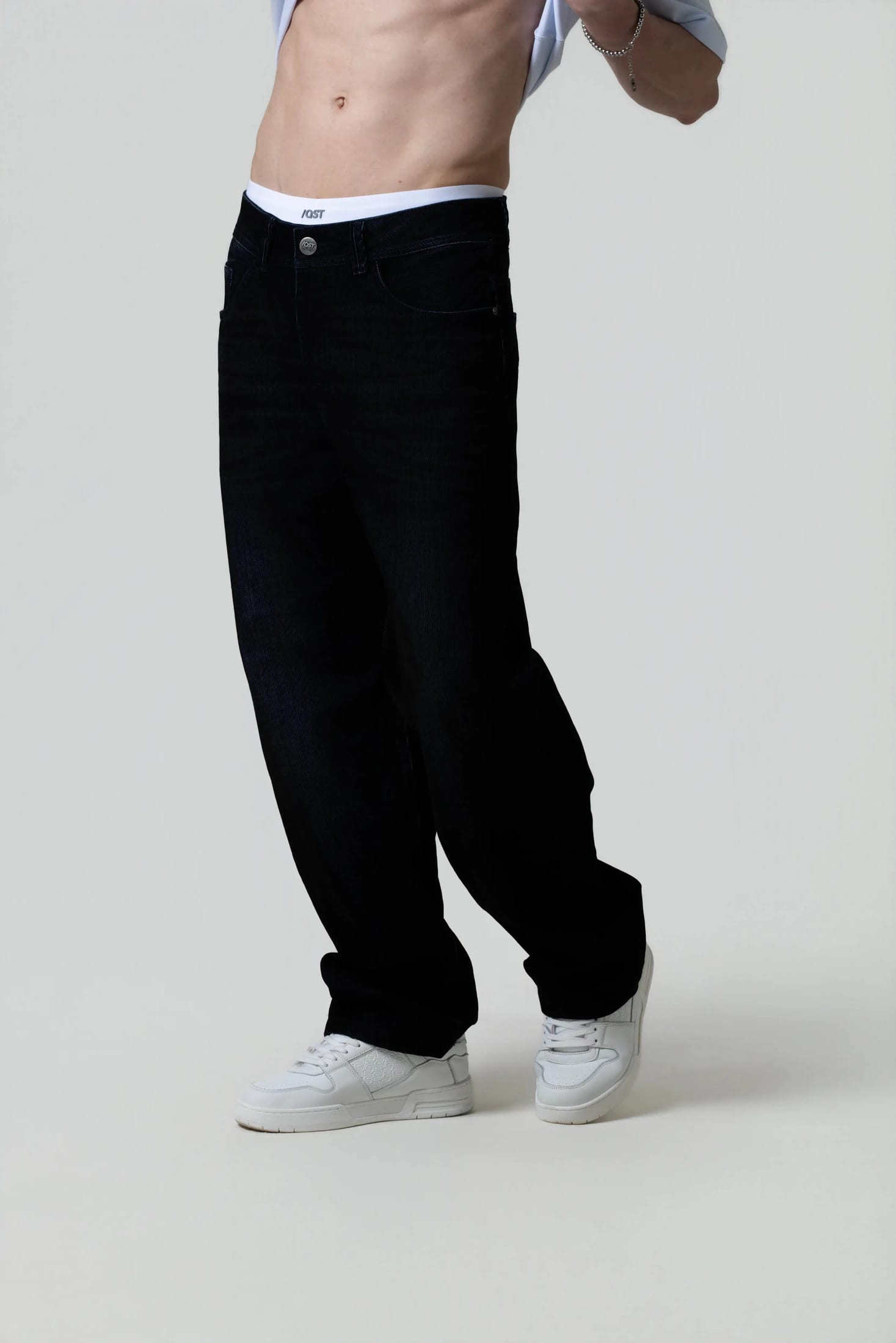 PANTALON 5 BOLSILLOS COLOR AZUL OSCURO - imagen 2