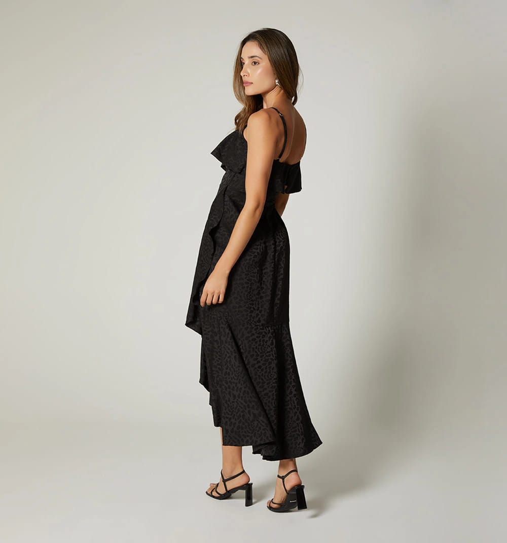 Vestido largo de tiras con bolero - imagen 4
