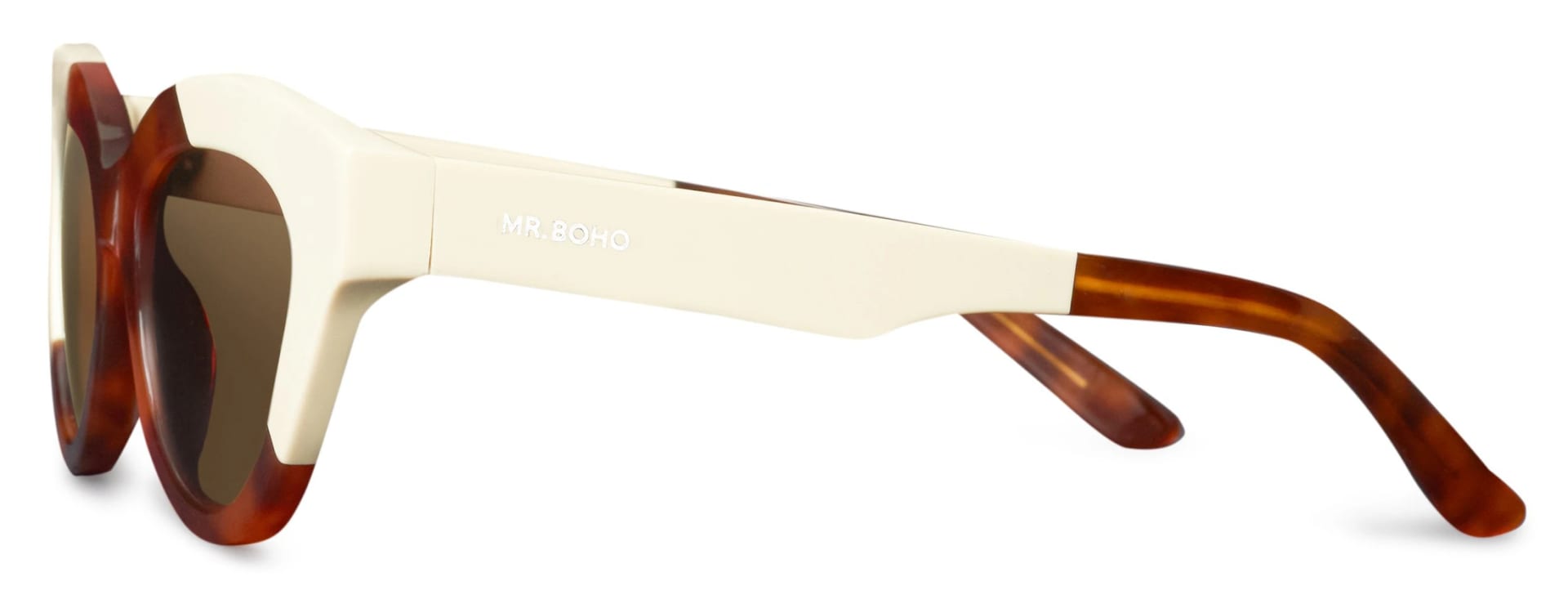 CREAM LEO TORTOISE GRACIA WITH CLASSICAL LENSES - imagen 3