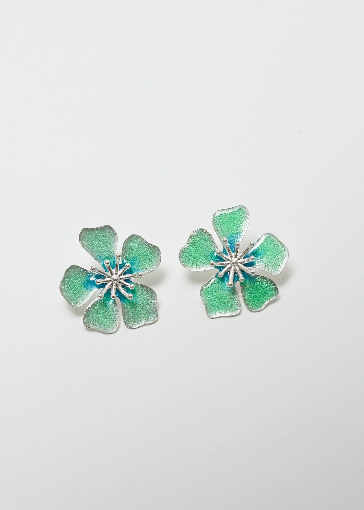 Aretes Aurora midi Verde - imagen 1