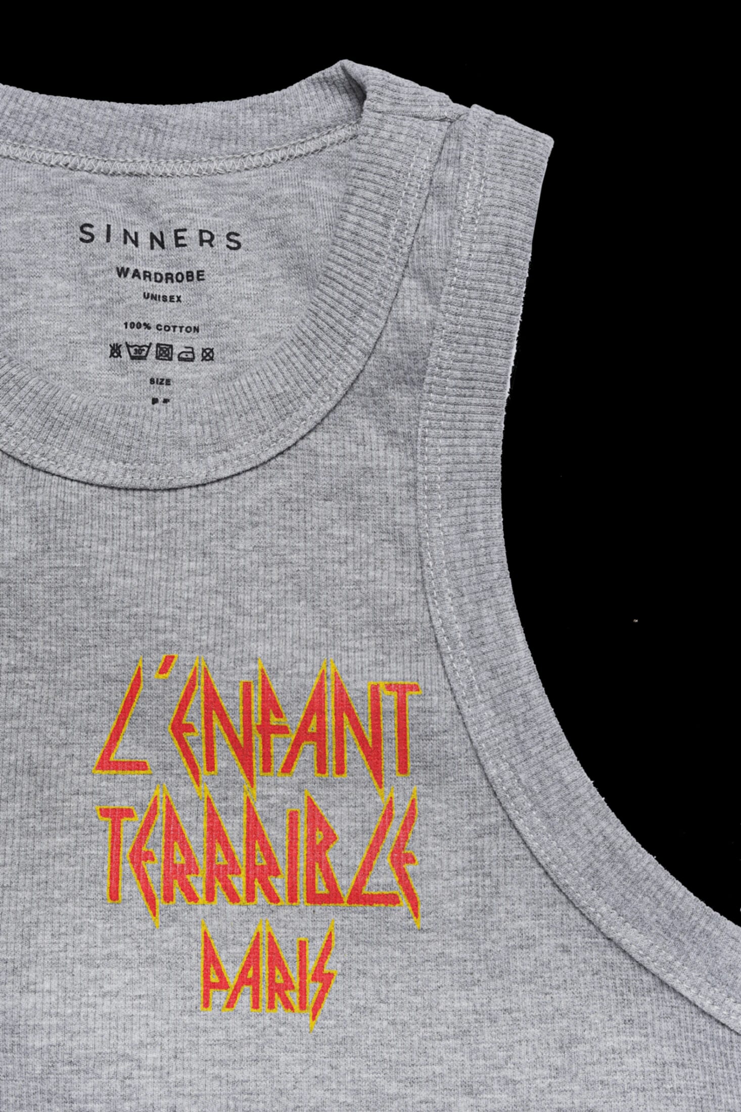 L'ENFANT GRAY WOMEN TANK TOP - imagen 4