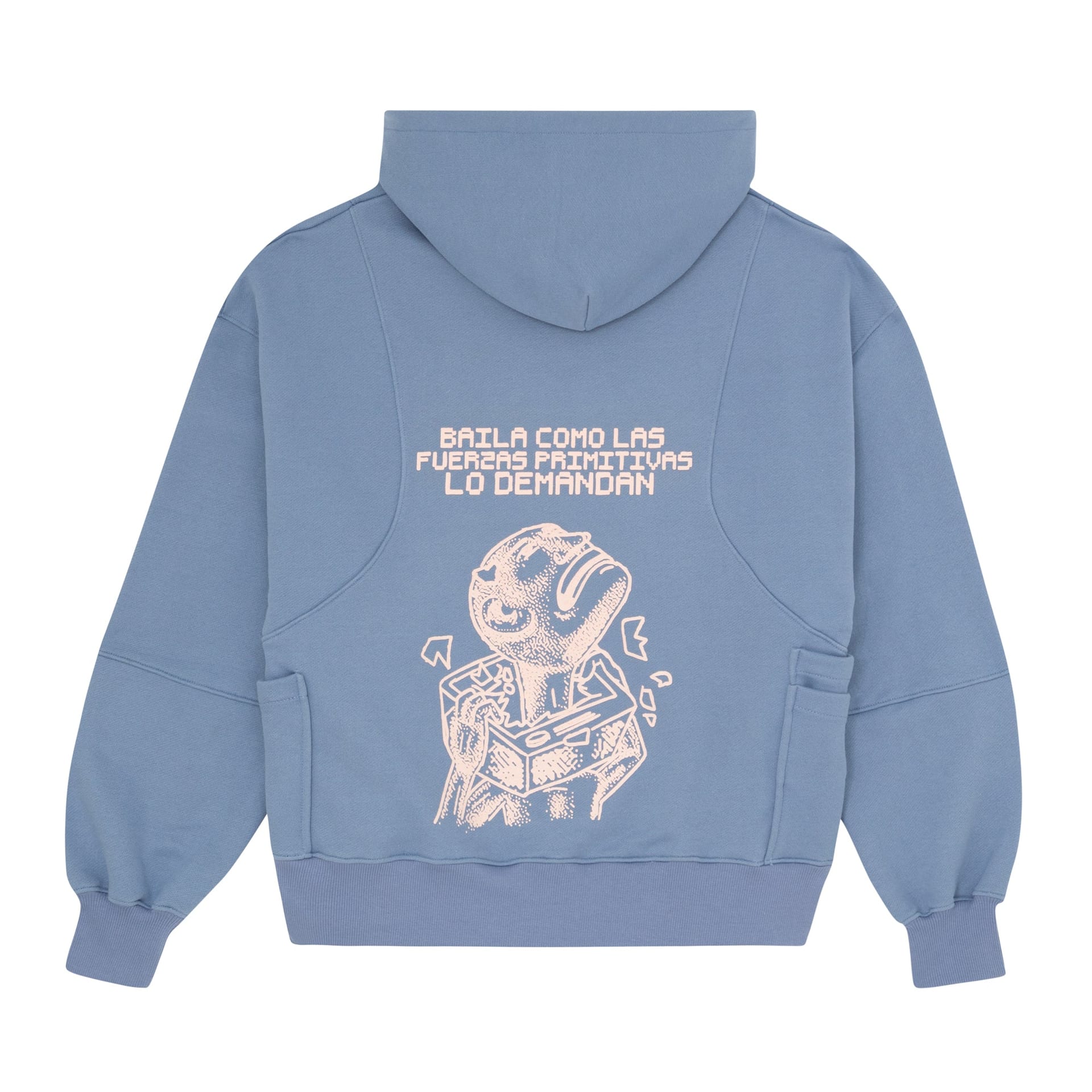HOODIE JNF X ENTROPIA AZUL - imagen 2