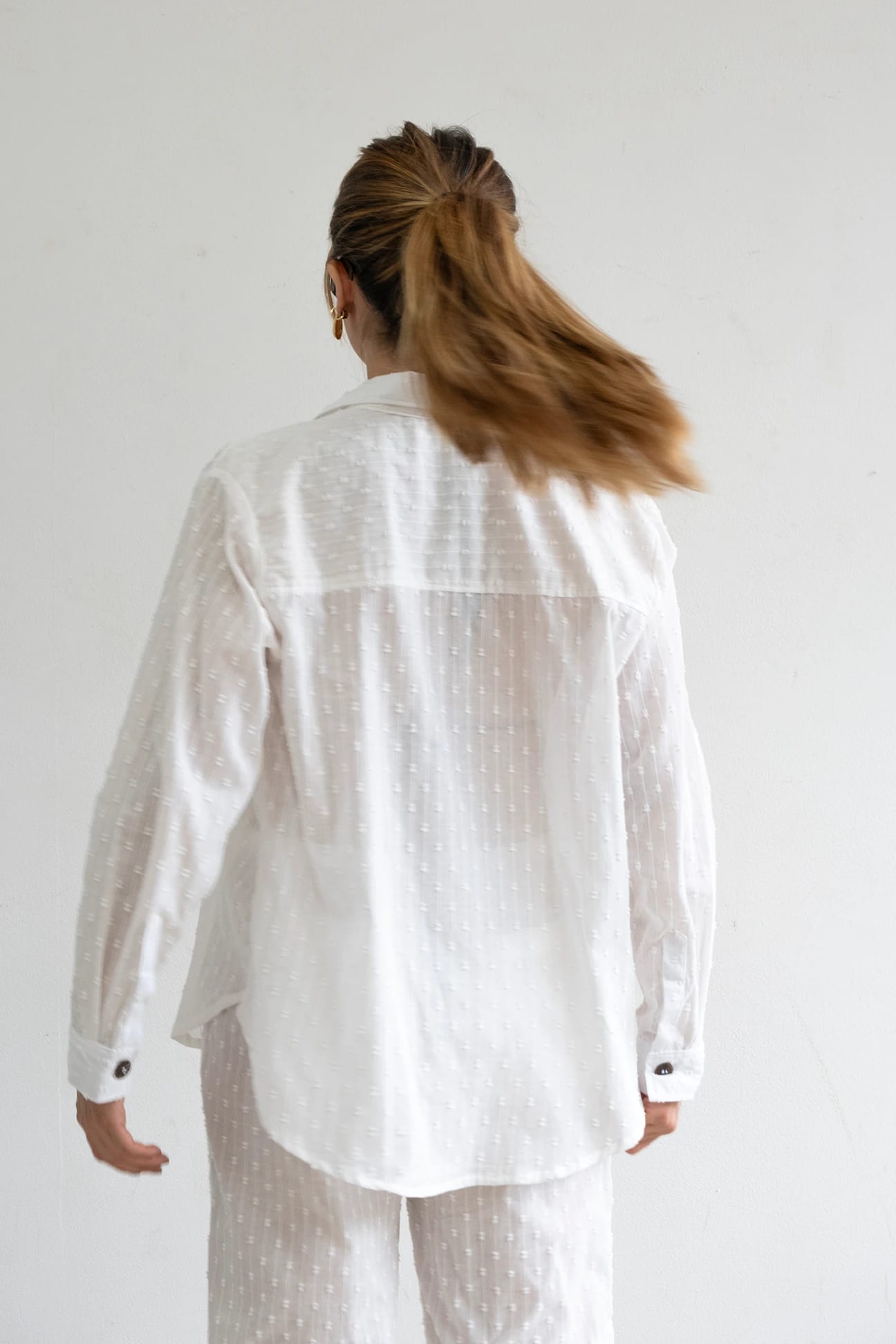 Camisa Vela de algodón | Blanco - imagen 2