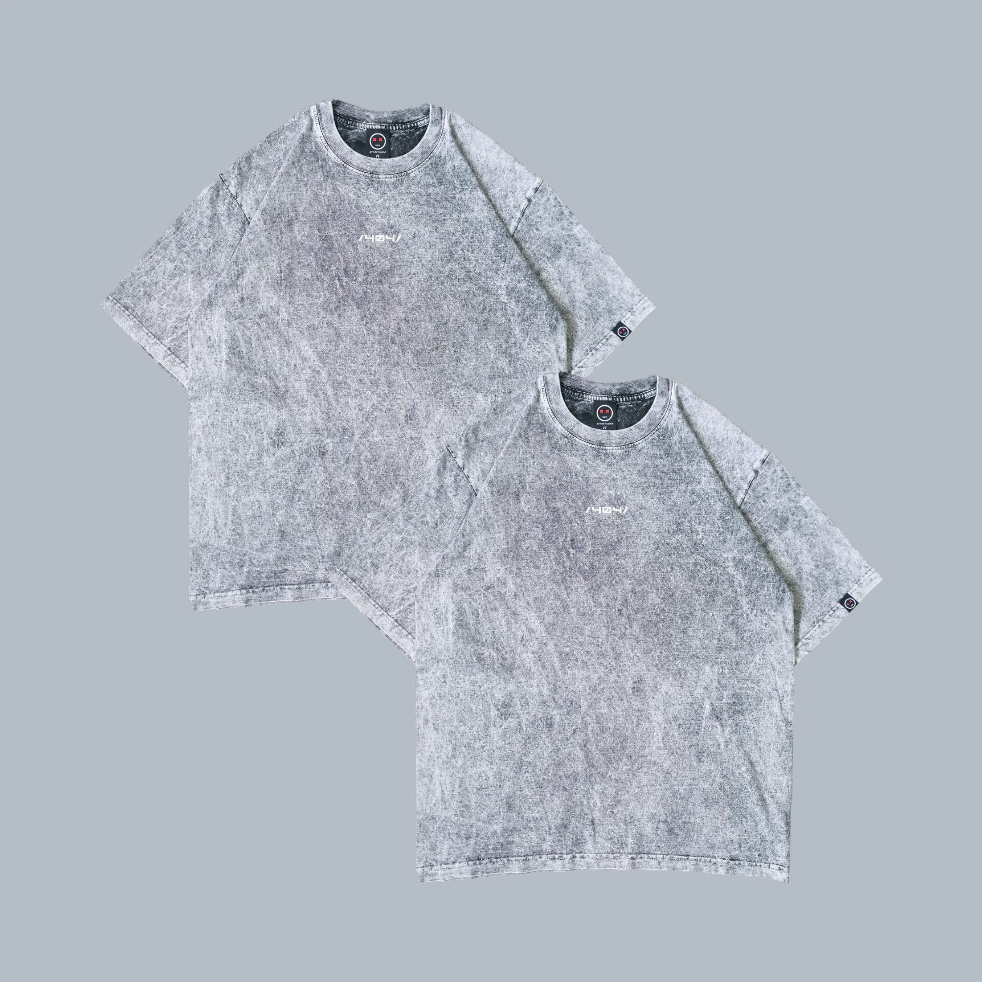 Camiseta Oversize Acid Wash Core Pack X2 - imagen 1