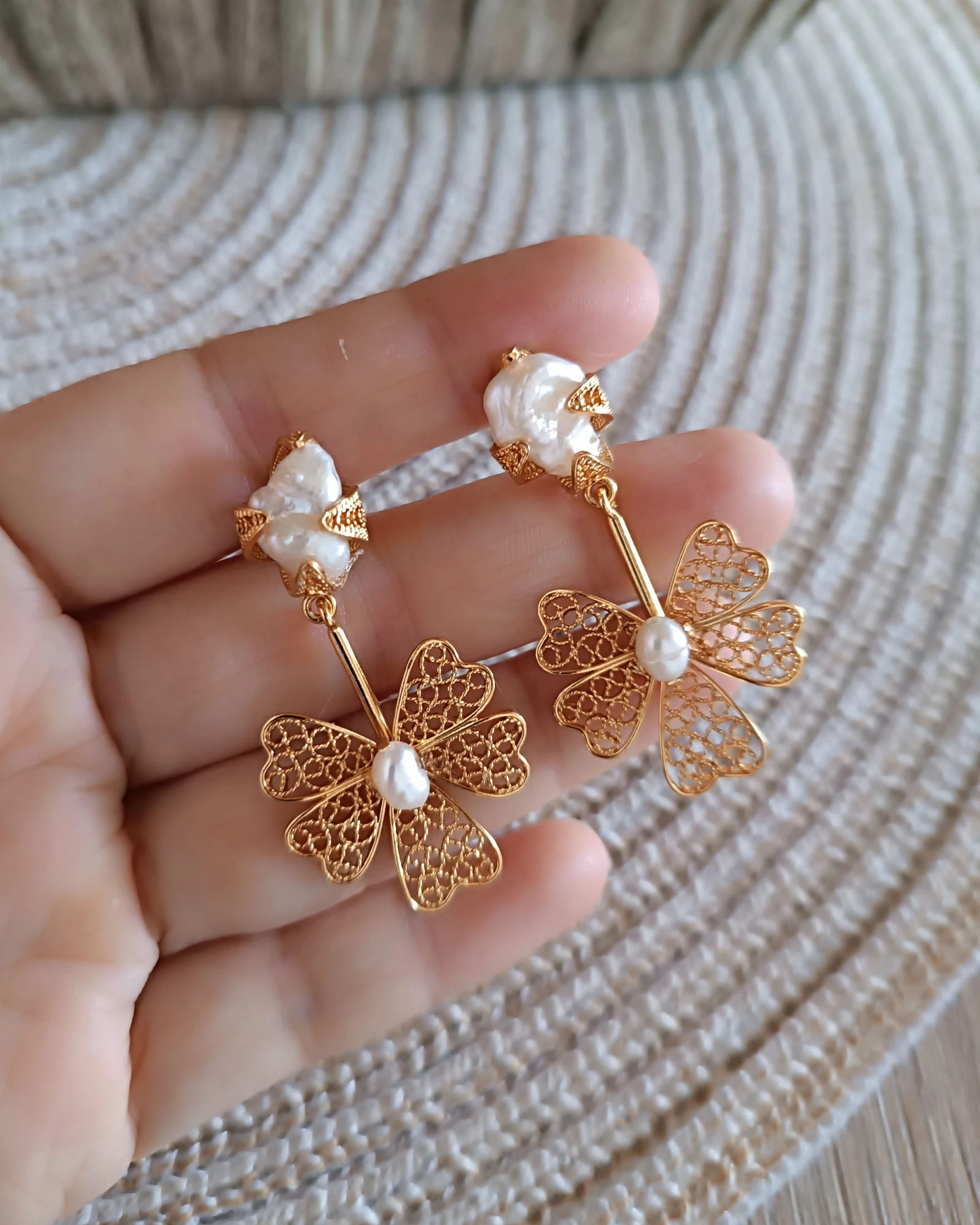 Aretes filigrana Alegría - imagen 3