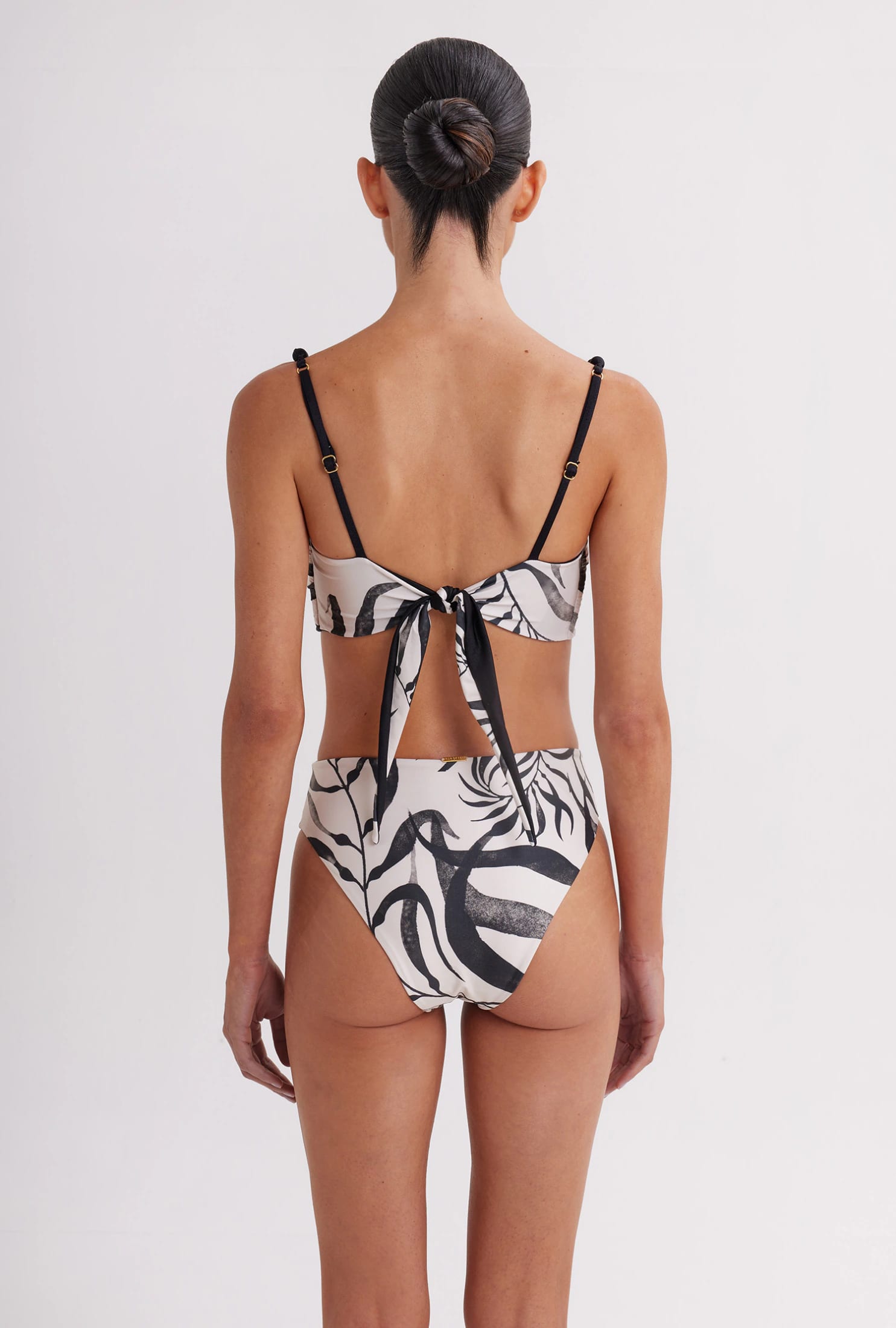 Bottom de Bikini High Ruby Wavy Leaf - imagen 1
