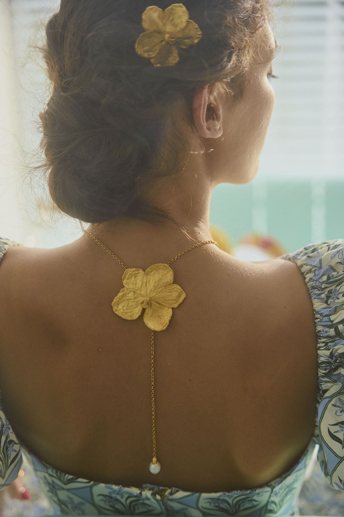COLLAR VANDA CON PERLA - imagen 2