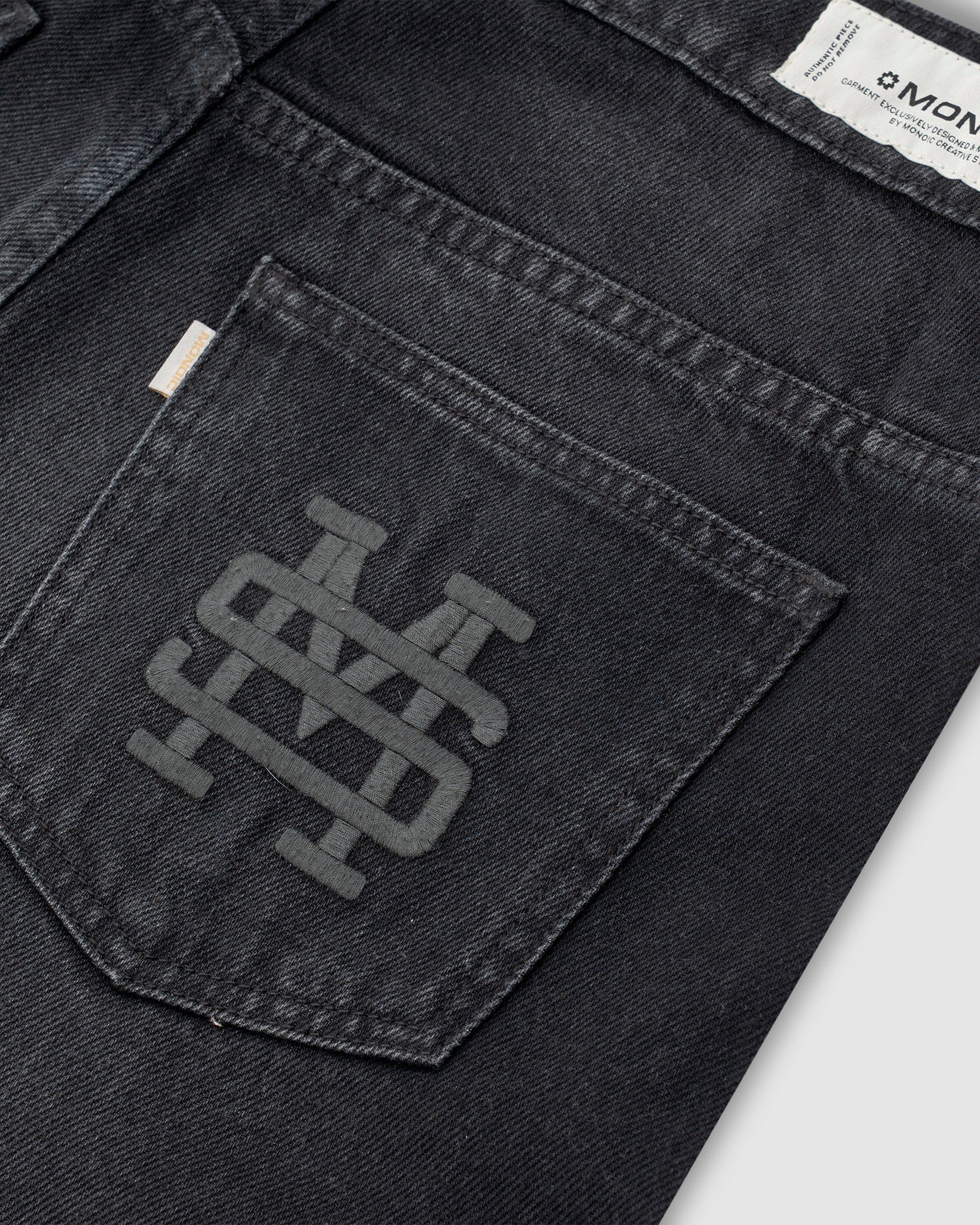 Flared Pants - Negro Desgastado - imagen 4