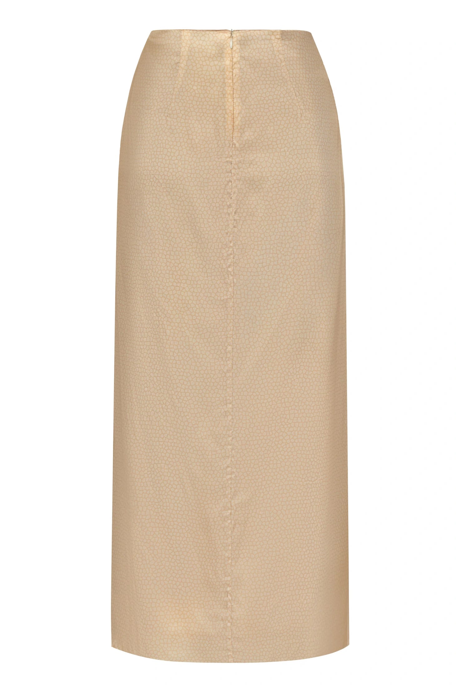Amaime Satin Silk Midi Skirt / Butter Reptile - imagen 2