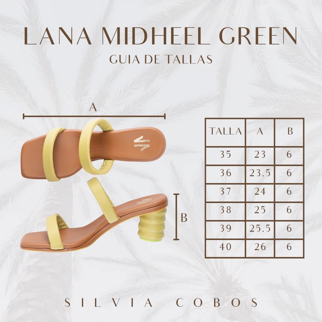 Silvia Cobos Lana tacón medio  verde - imagen 6