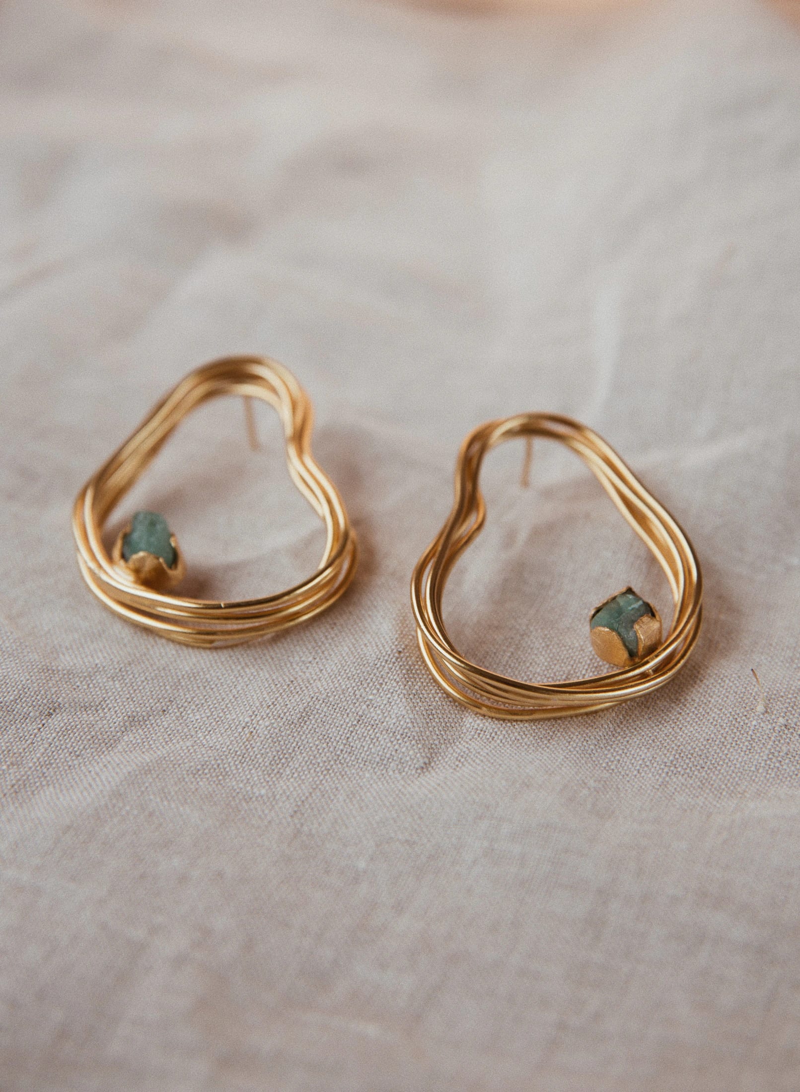 Aretes Providencia Mid Esmeralda - imagen 3