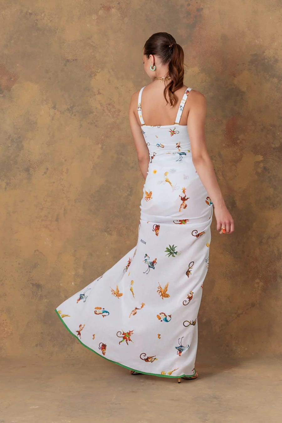 Women's pareo cotton panteon white - imagen 5