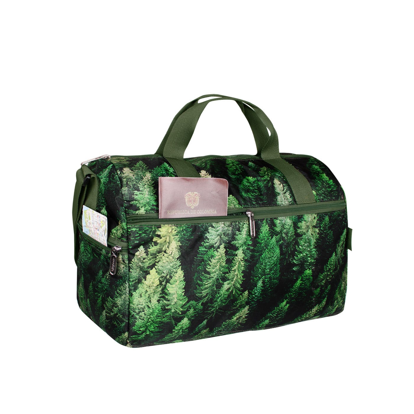 Maleta M ULTRA Plegable Estampado Bosque Citybags - imagen 4