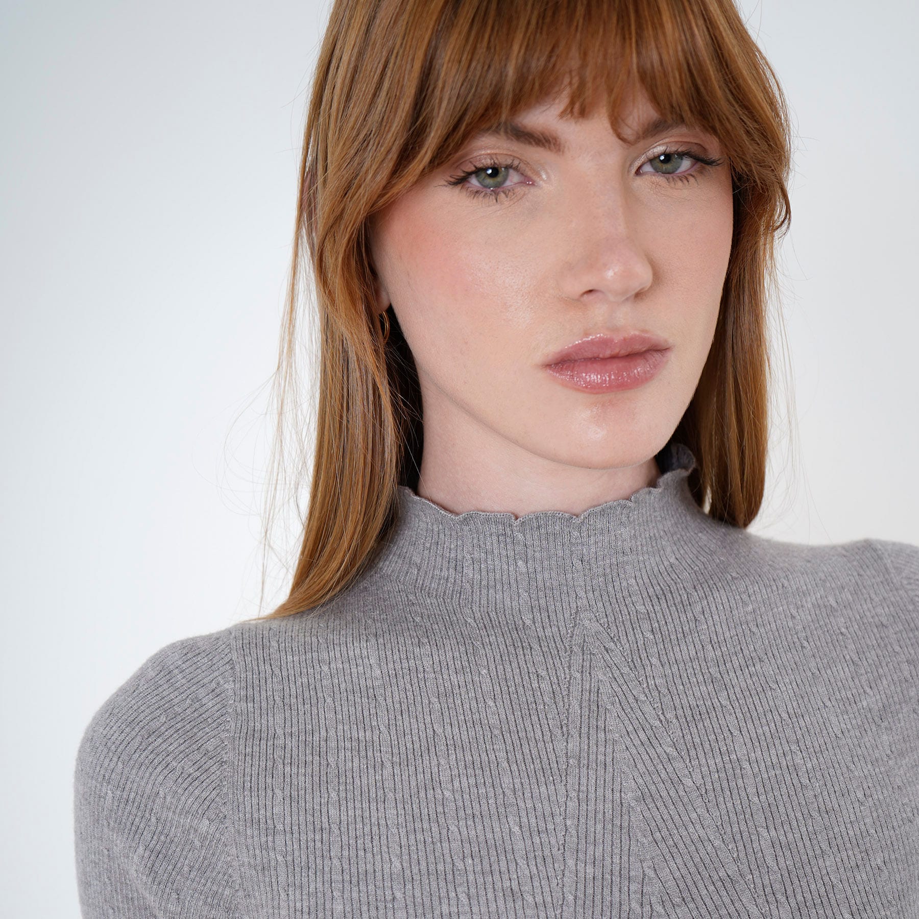 Sweater canale cuello alto manga corta - imagen 4