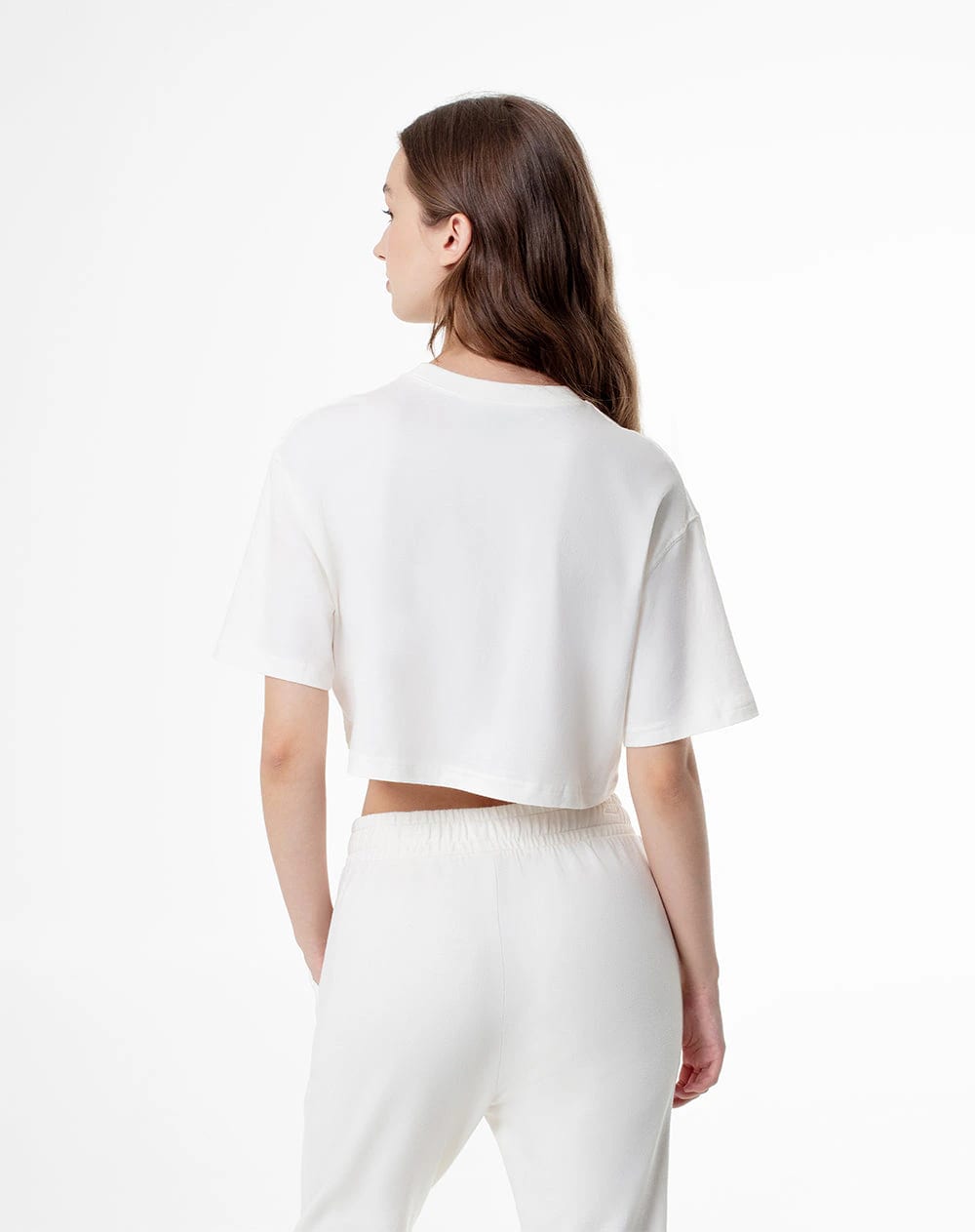 Camiseta crop regular algodón habana mujer - imagen 2