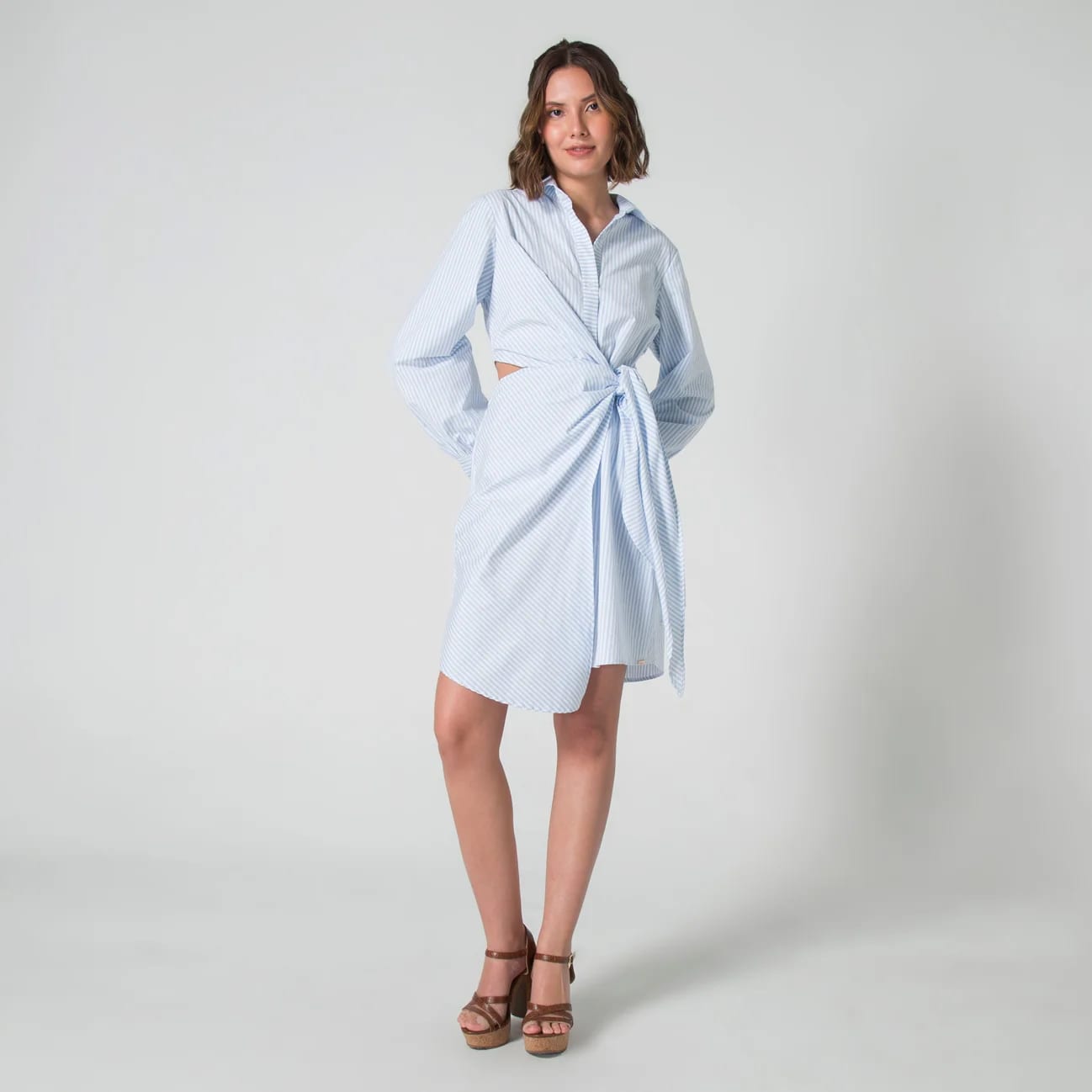 Vestido Drapeado Regular Rumma - imagen 9