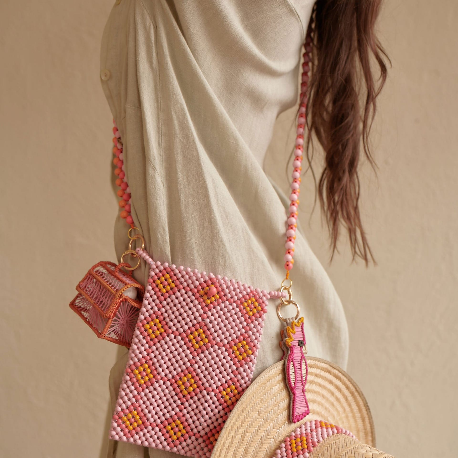 Strap Viajero En Chaquiron - Ocaso Naranja - imagen 3