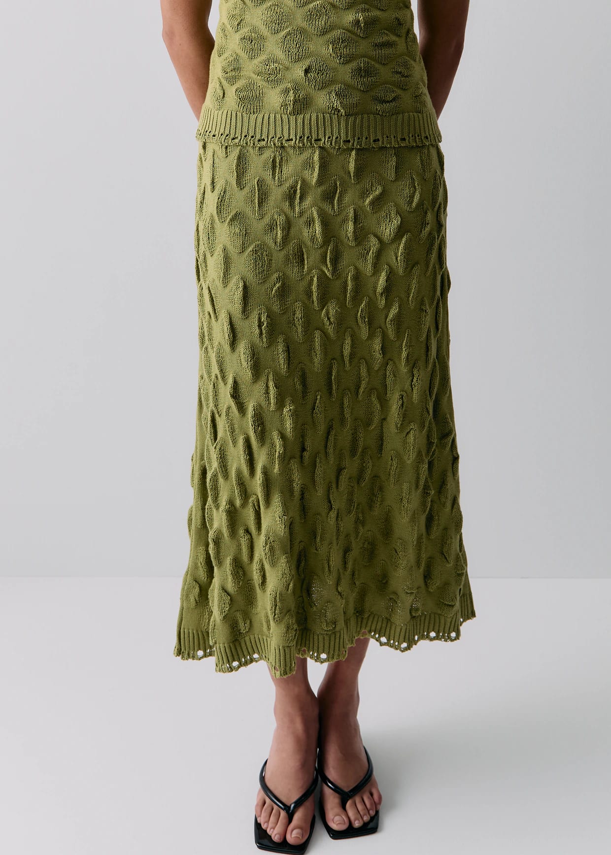 TUNICATA MIDI SKIRT - imagen 1