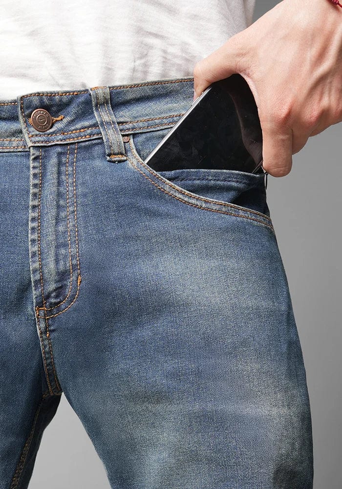 Jean Azul con Pigmento para Hombre - imagen 3