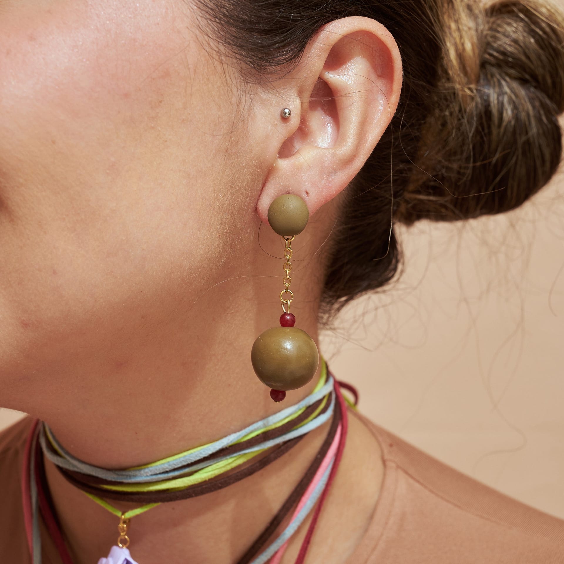 Aretes Dry Martini Aceituna - imagen 1