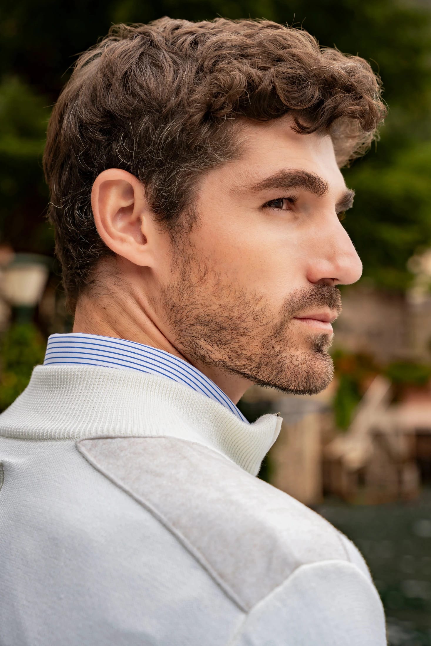 Suéter Halfzip Piamonte Hombre Hueso - imagen 2