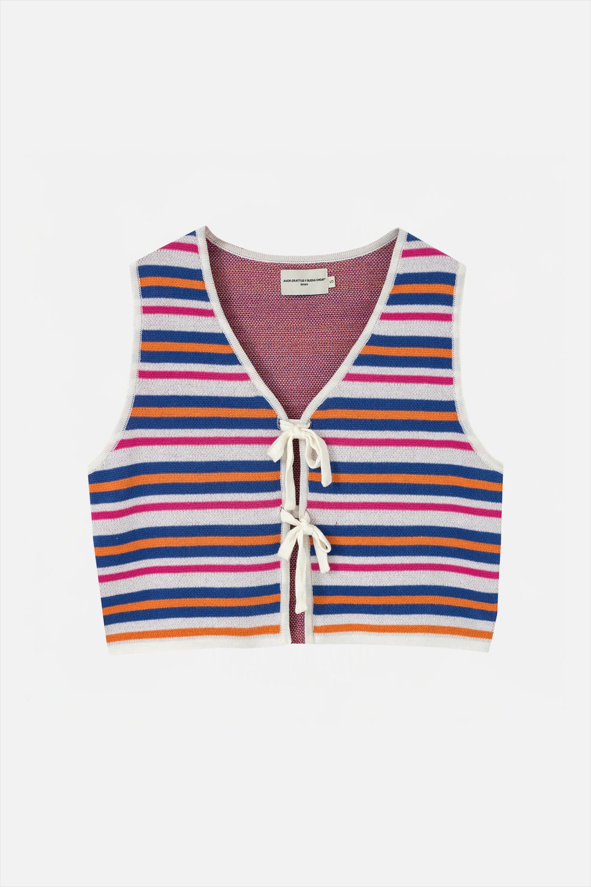 TROPICAL STRIPE TOP - imagen 1