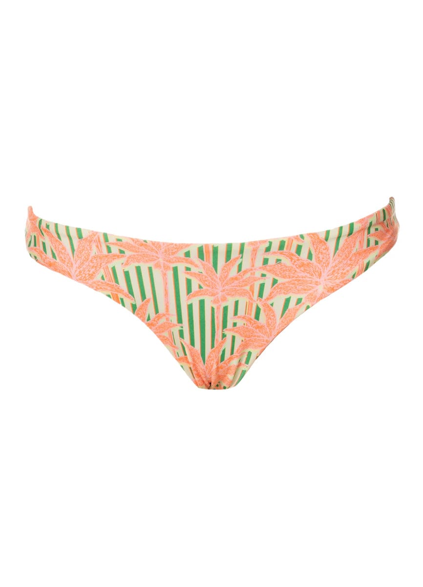 Maaji Blooming Stripes Iconic Low Rise Thin Side Bikini Bottom - imagen 7