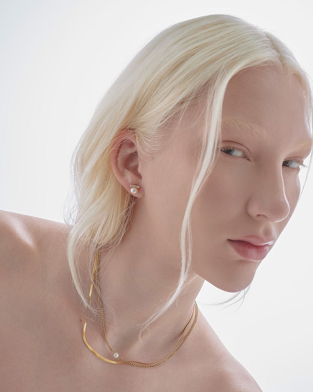 Aretes Perla y Cristales - imagen 2