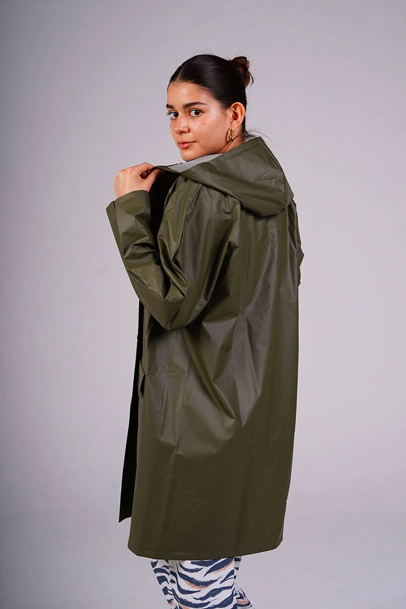Raincoat Armor Verde Oliva - imagen 8