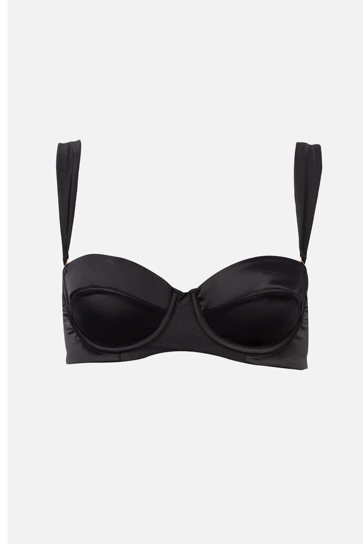 STRAPLESS CON ARO ELLIPSE SUAVIDAD NEGRO - imagen 3