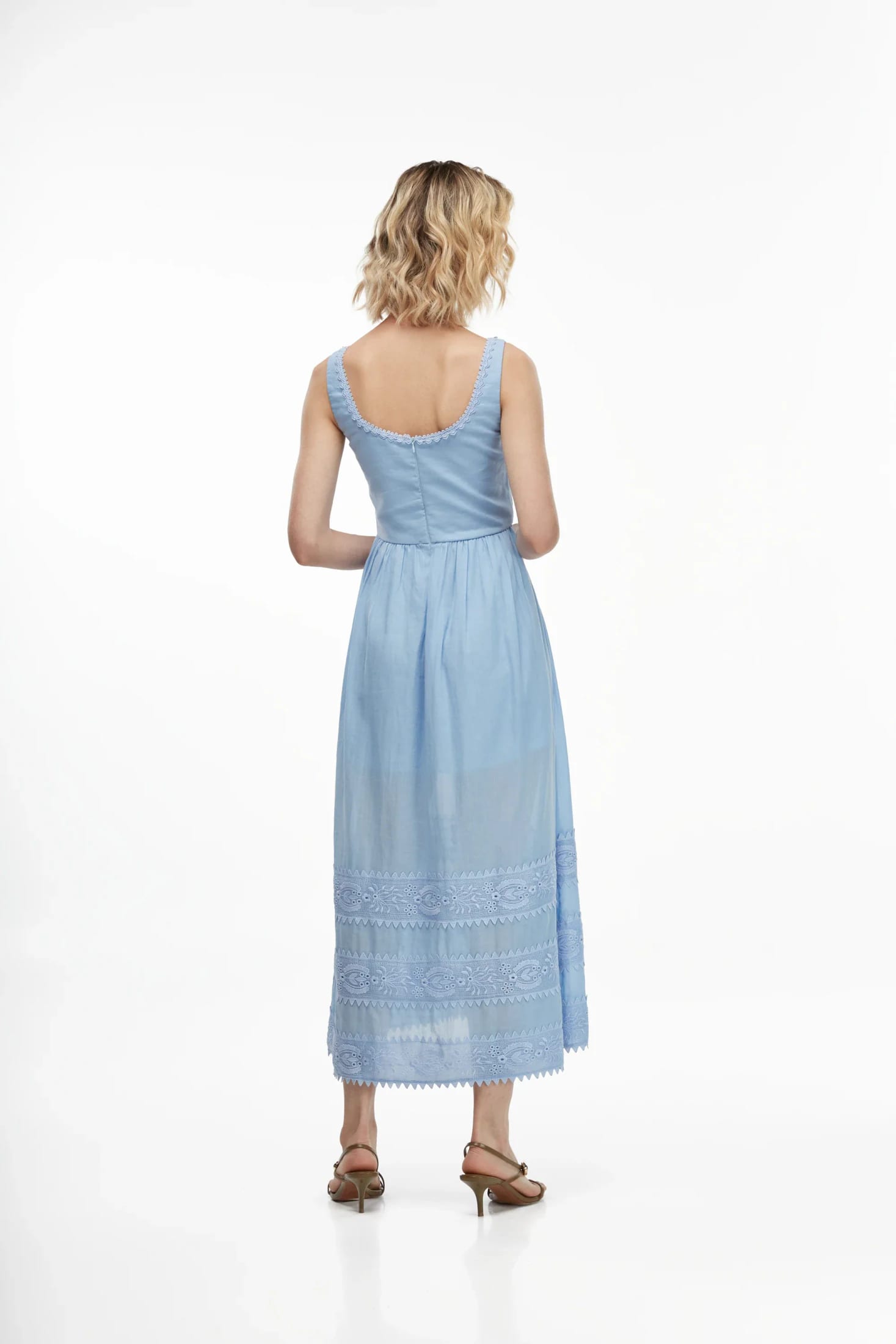 ALBA MIDI DRESS BLUE - imagen 5
