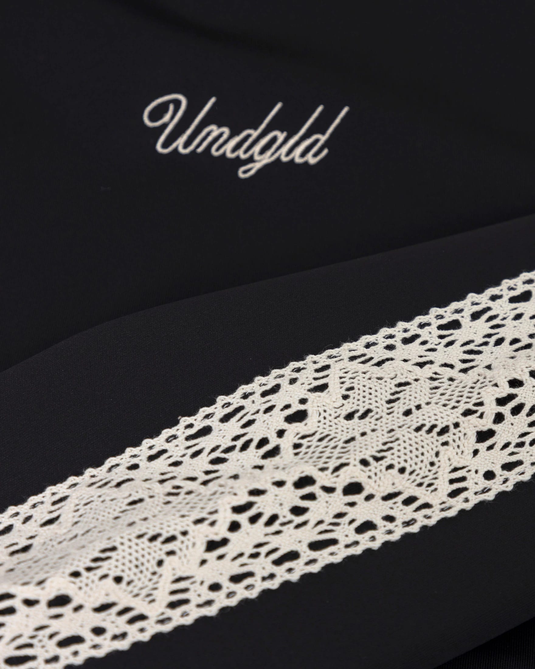 Basics Undgld Lace-panel Track Jacket Black - imagen 6