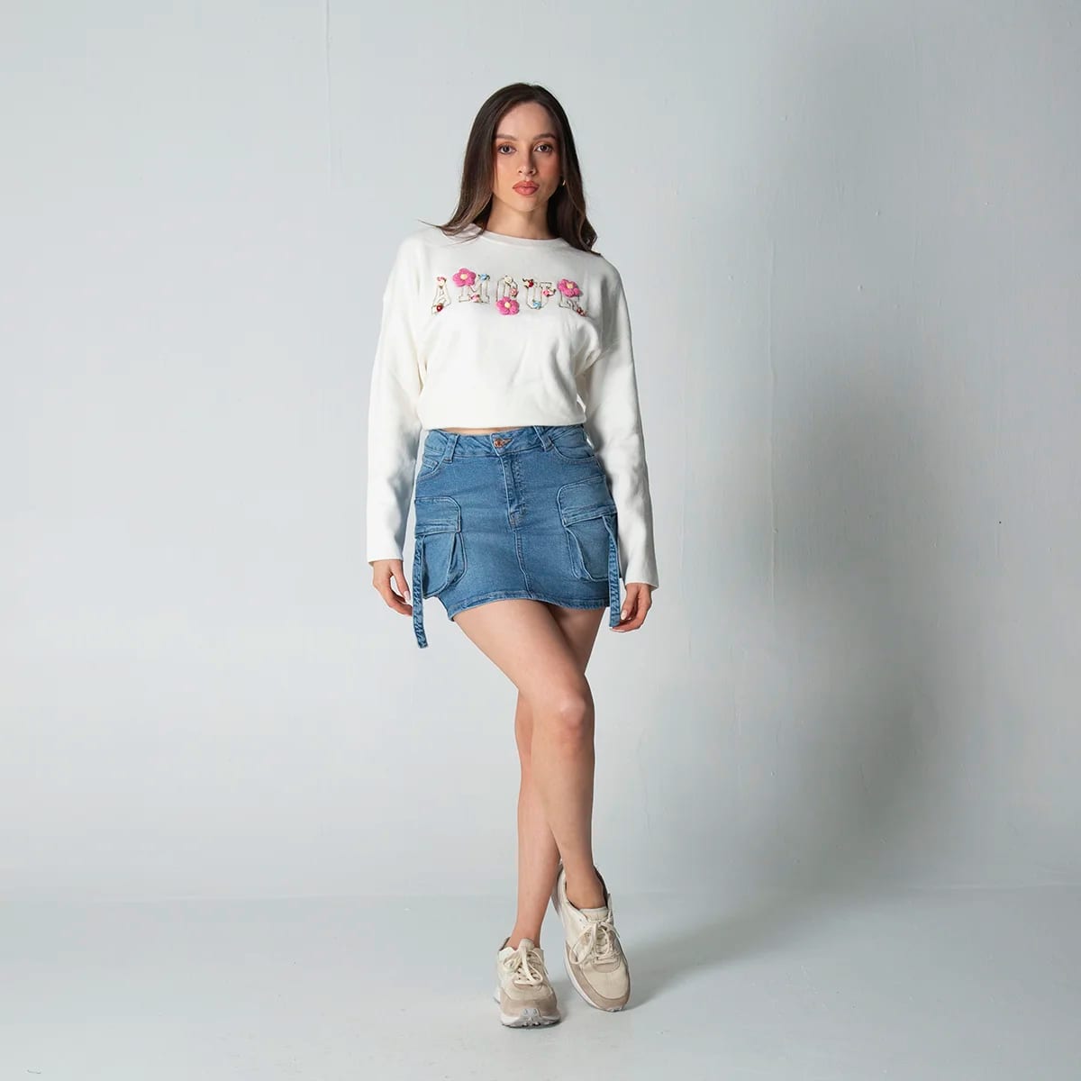 Falda Cargo Corta Goozip - imagen 1