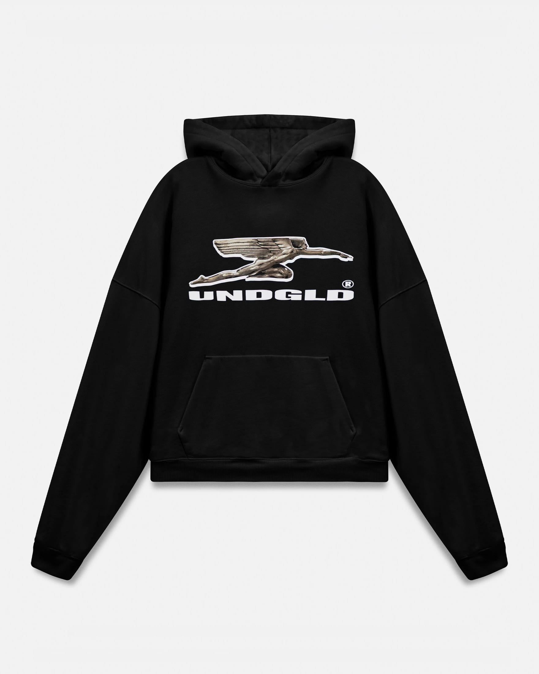 Holy State Deco Boxy Fit Hoodie Black - imagen 1