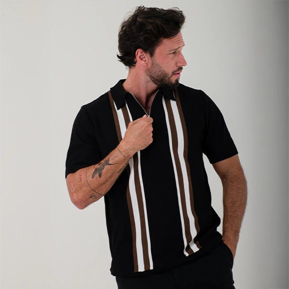 SUETER TIPO POLO MODA TEJIDO HOMBRE - imagen 7