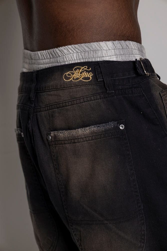Baggy Courage Negro Desgastes - imagen 11