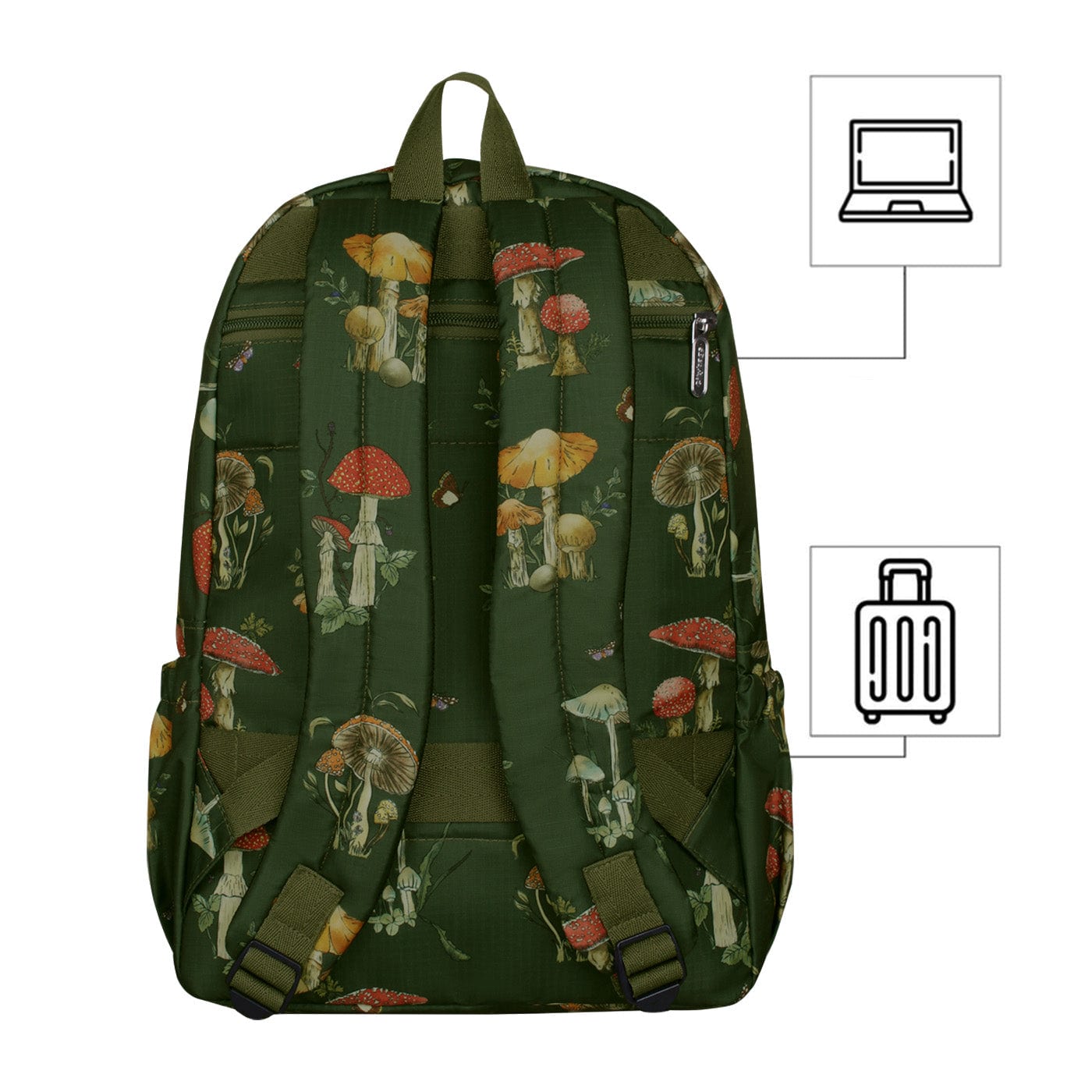 Morral Urbano Citybags Ultra Estampado Fungi - imagen 4