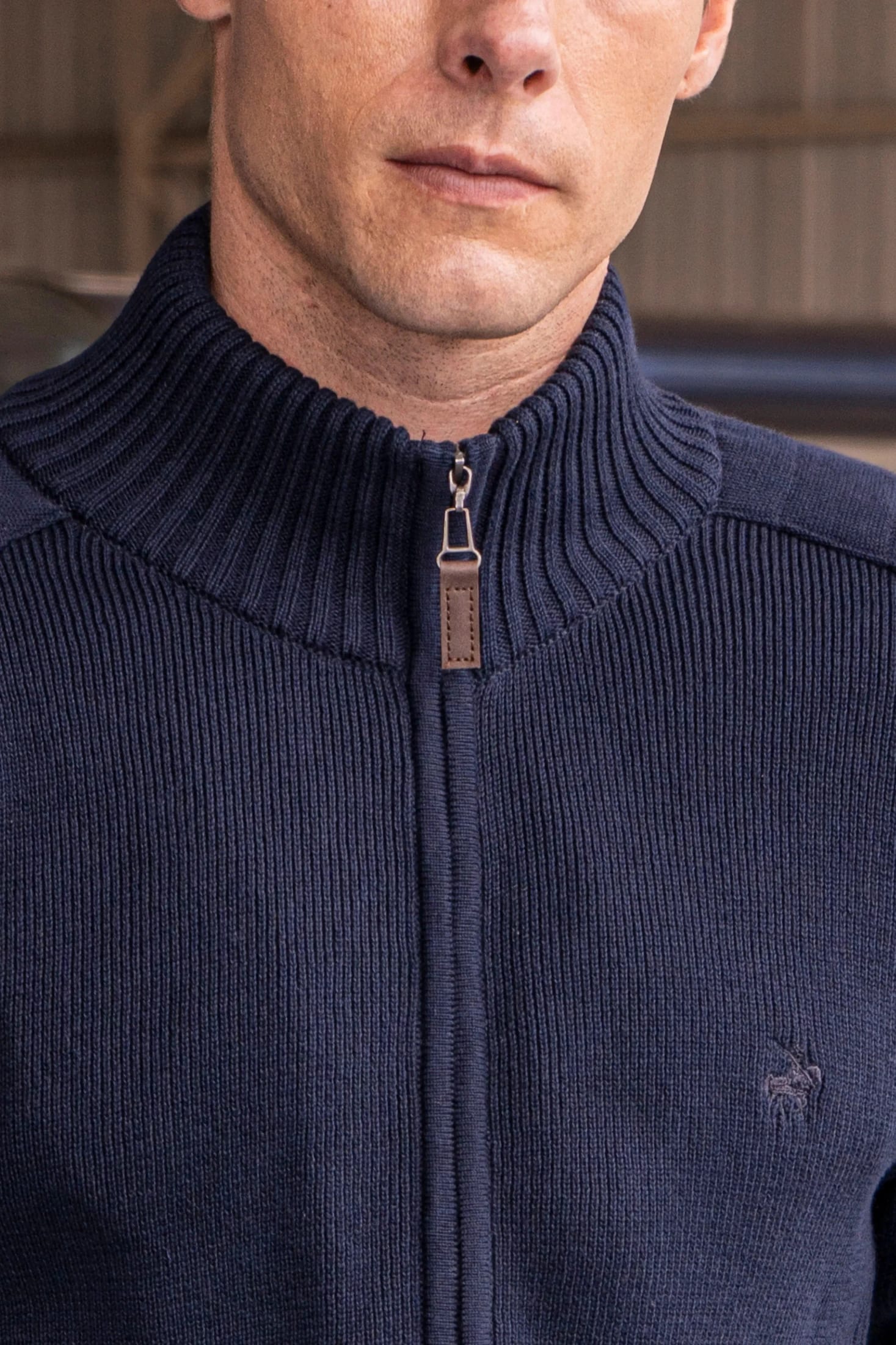 Fullzip Beckett Hombre Azul Oscuro - imagen 3