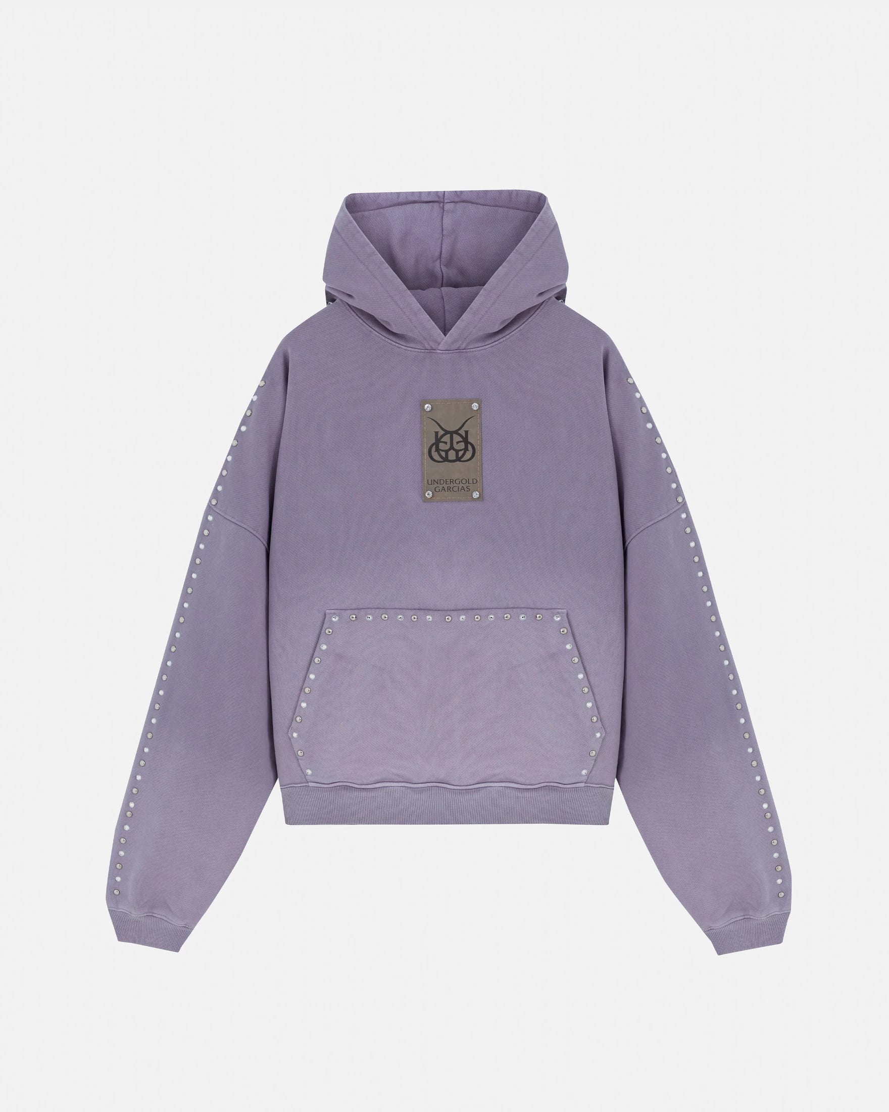 Santa Unión Basic  Boxy Hoodie Purple - imagen 1