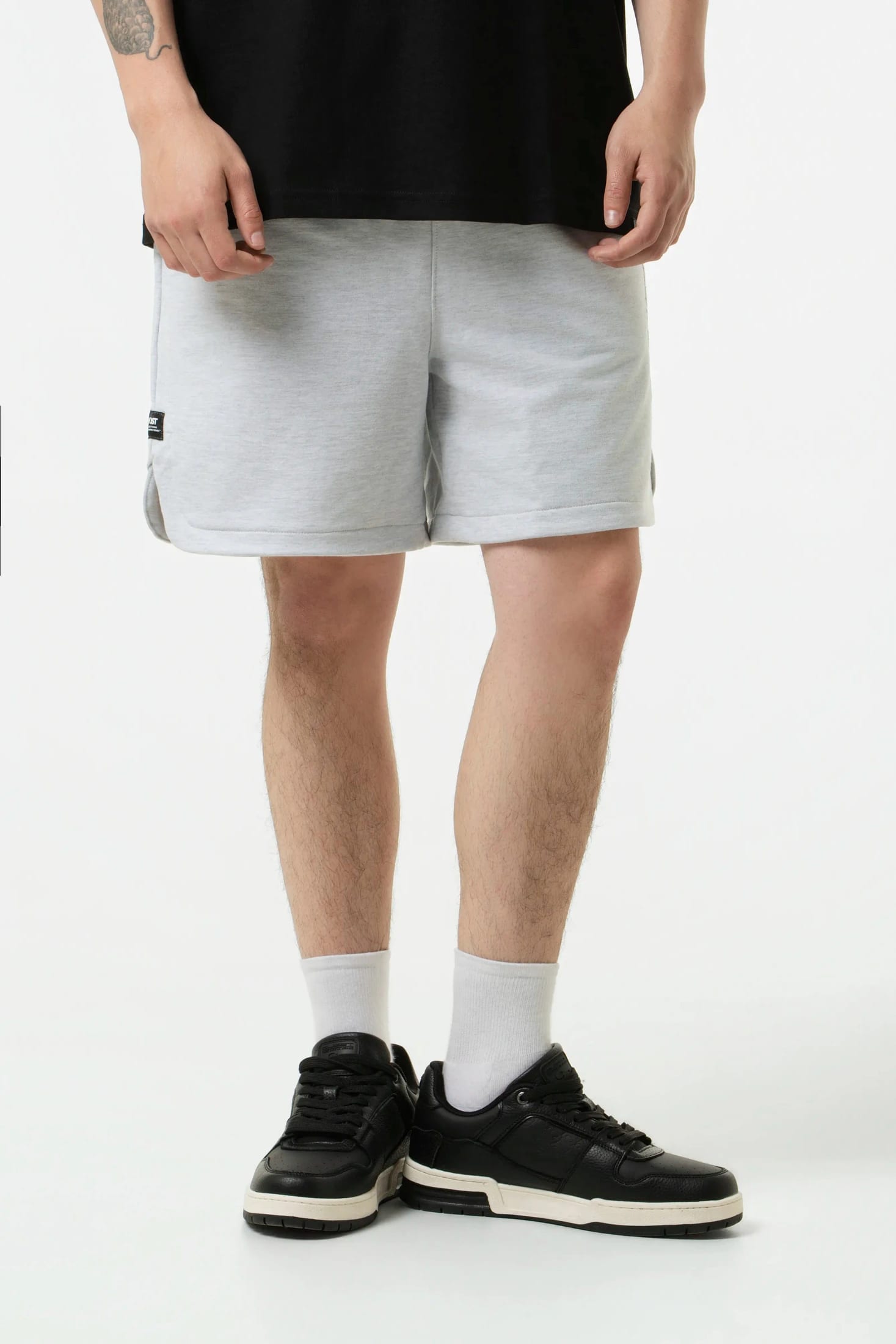 BERMUDA JOGG COLOR GRIS JASPE CLARO - imagen 2