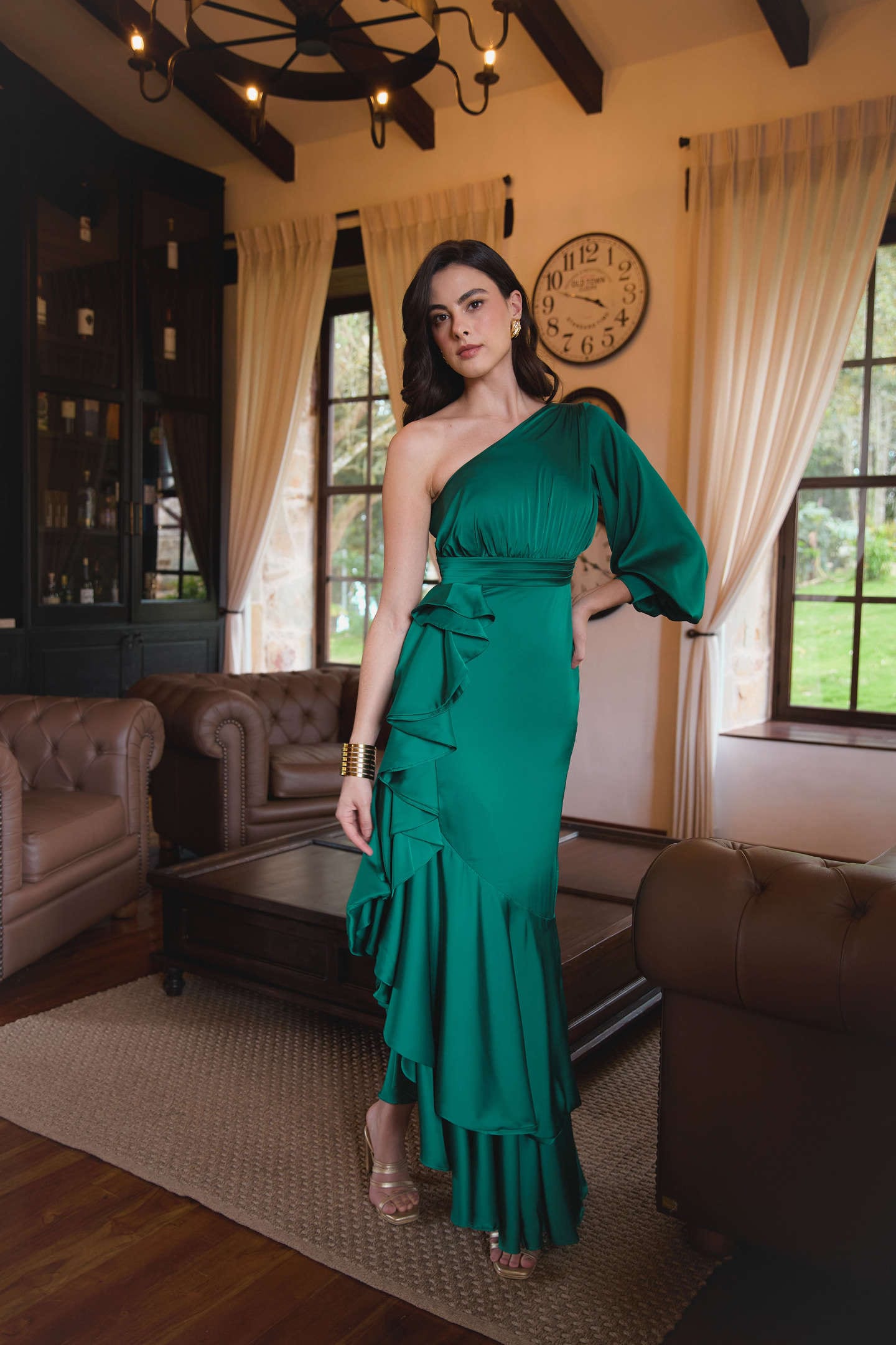 Vestido Stela verde - imagen 1