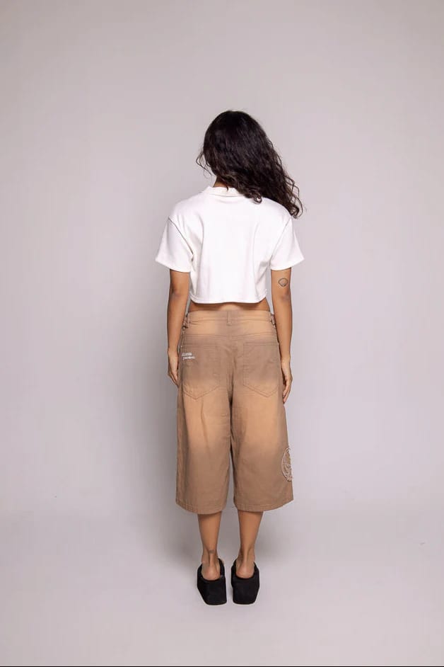 CropTop Polo Motion-Beige - imagen 4