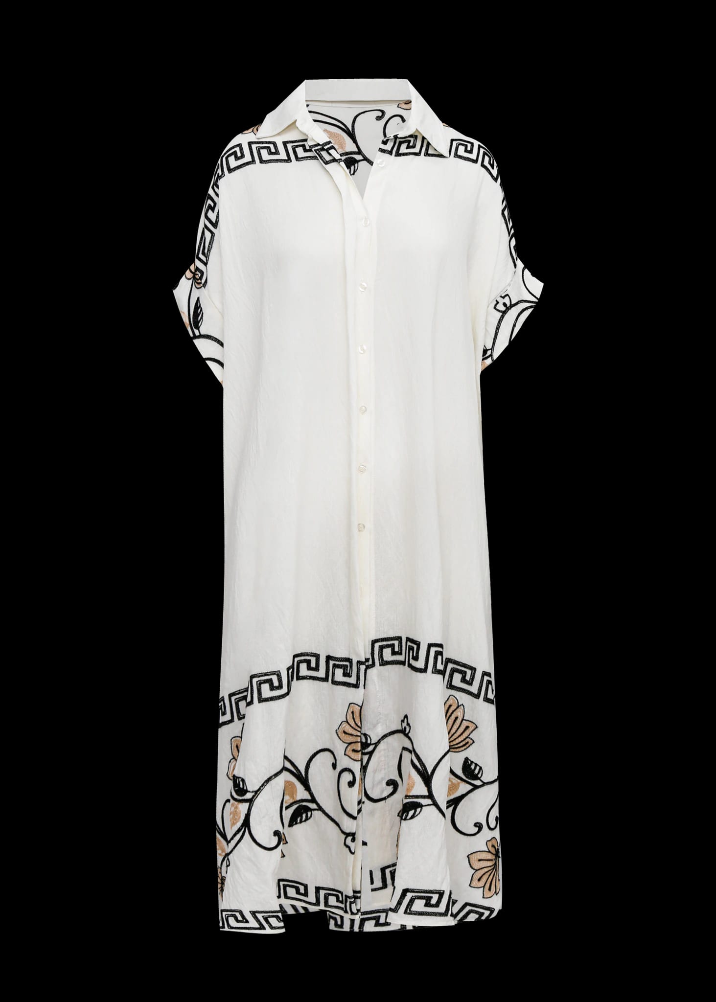 Vestido Camisero Etnico - imagen 1
