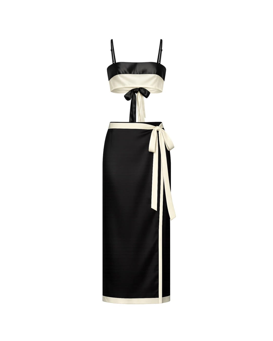 ANNA TOP - BLACK/IVORY - imagen 3