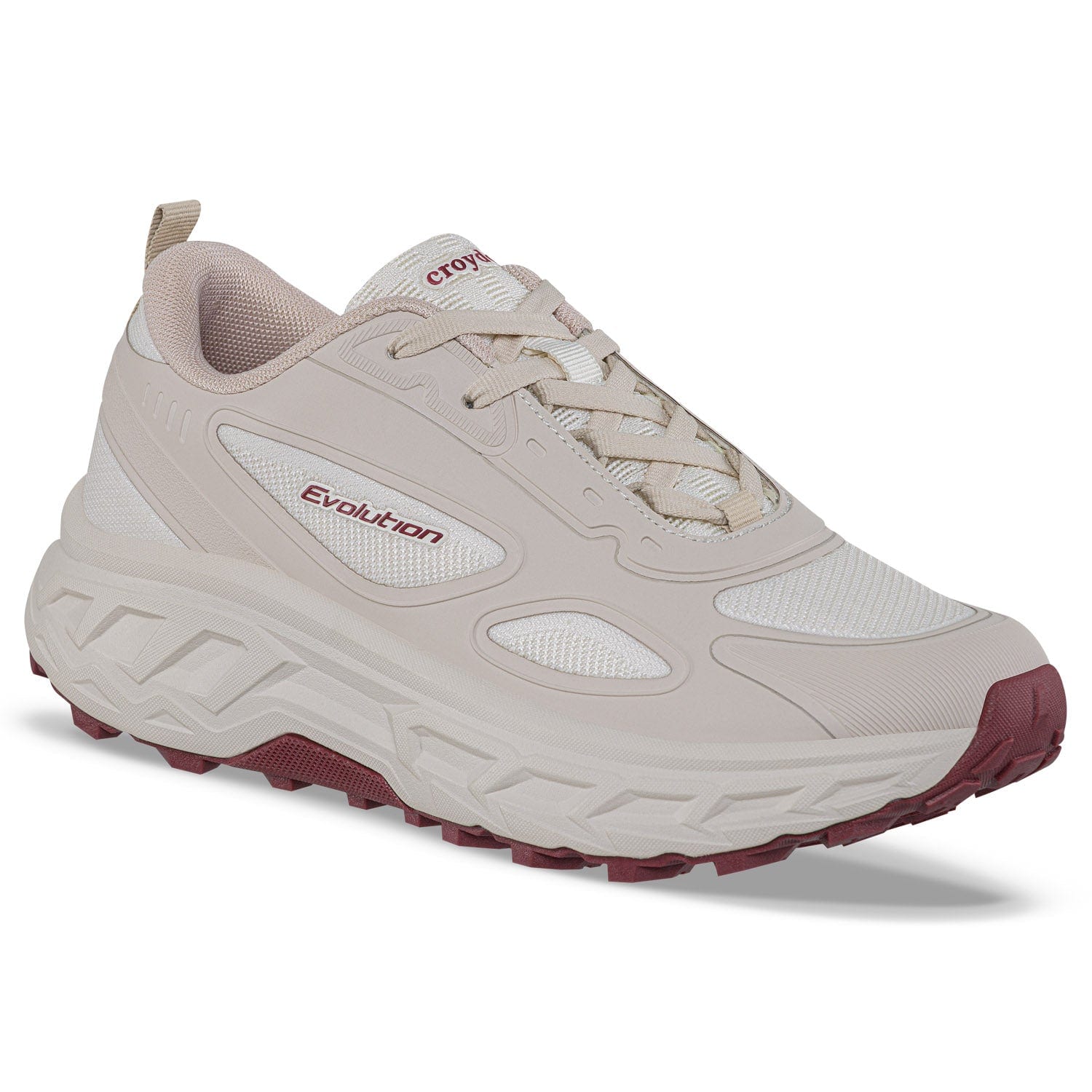 Tenis Trail Running Kimeq Beige Croydon para Mujer - imagen 1