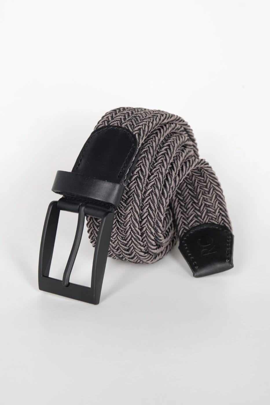 Correa Trenzada Gris Oscuro - imagen 1