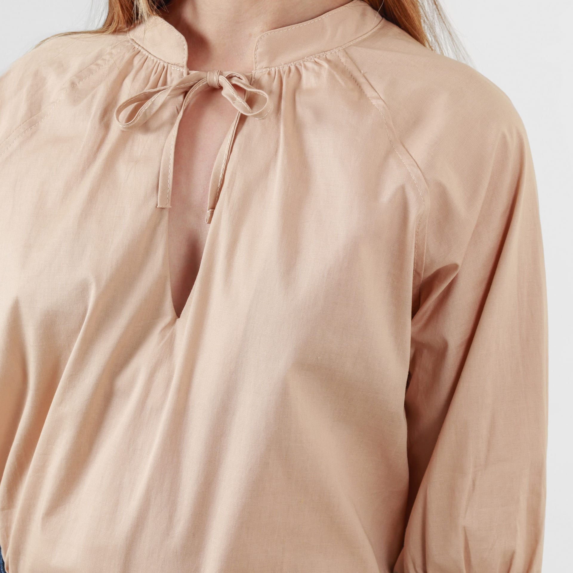 Blusa Cuello V Neru Manga 3Cuartos - imagen 5