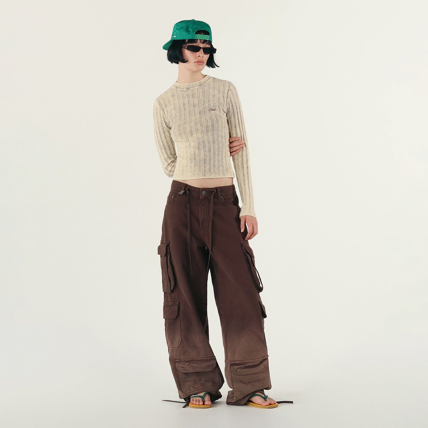 Utility Pocket Cargo Pants - Brown - imagen 3